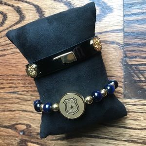 Rustic Cuff Protect and Serve Set - Gold